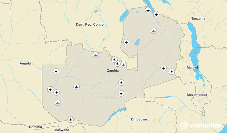 Zambia airports