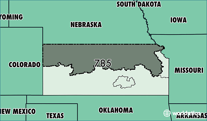 Imágenes numeradas. - Página 32 Area-code-785-kansas-map