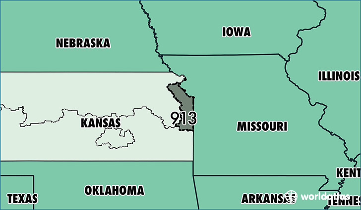 715 Area Code Map