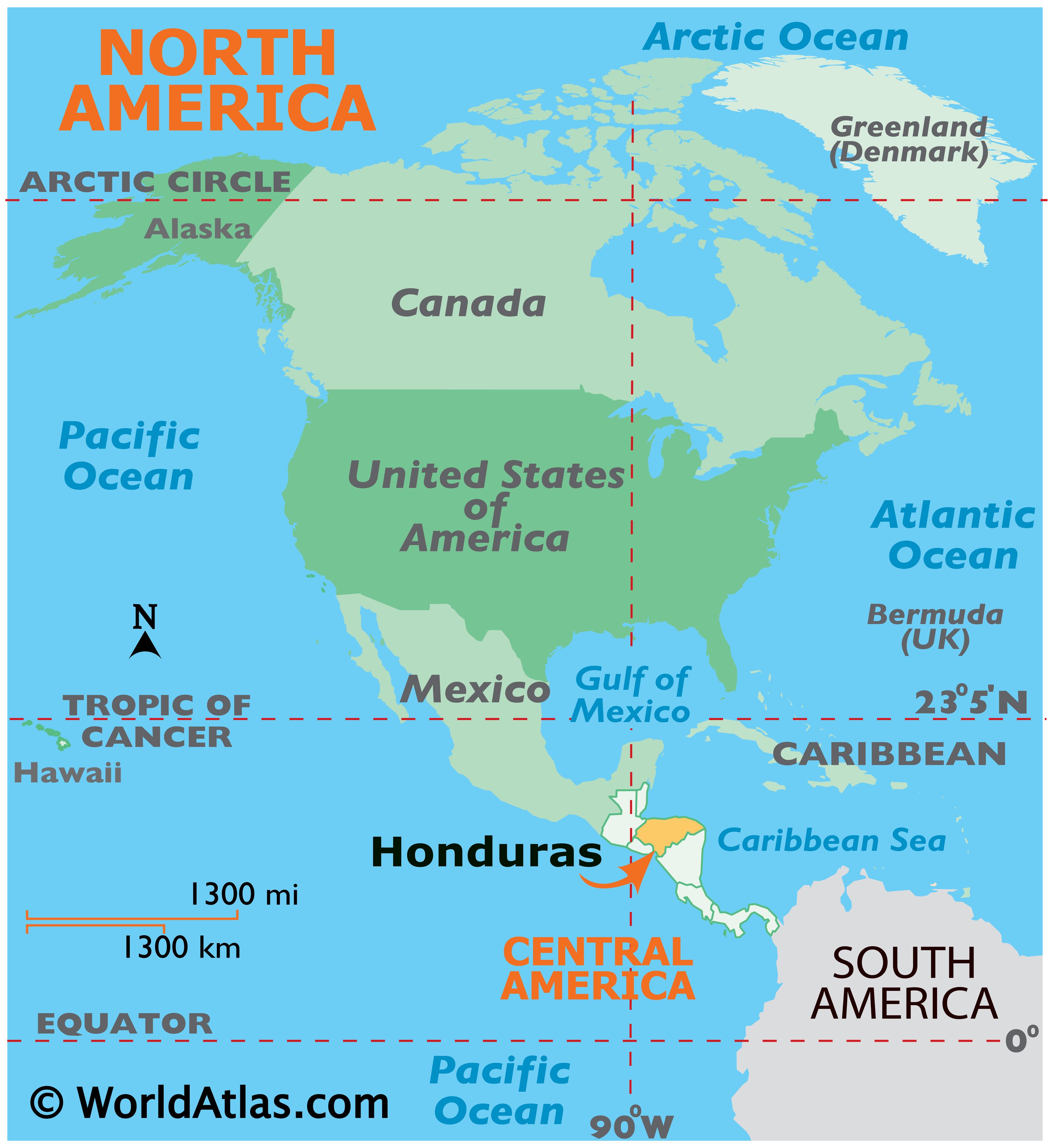 Where Is Honduras Located On The World Map Honduras Map / Geography of Honduras / Map of Honduras 