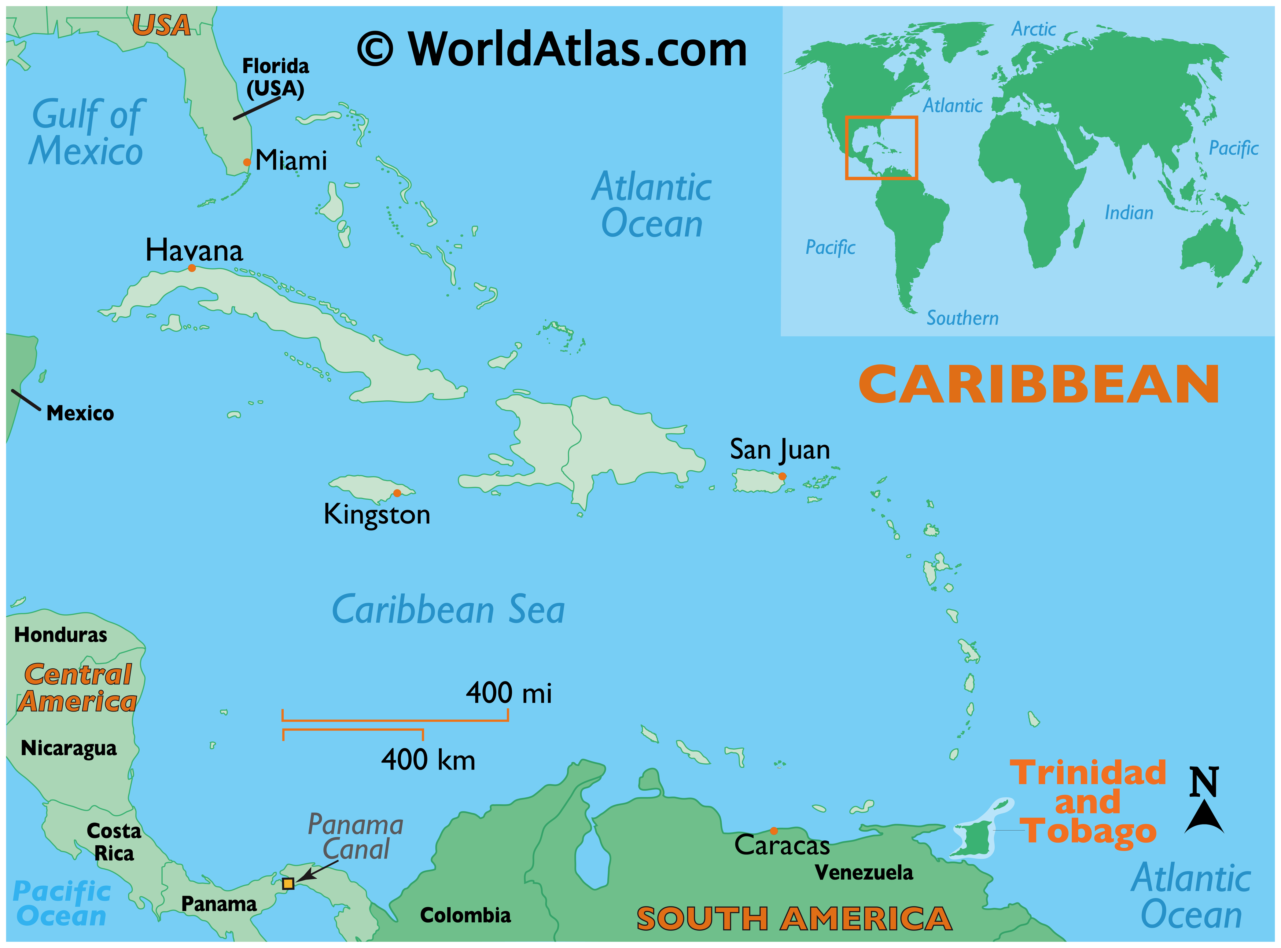 trinidad on a world map Trinidad And Tobago Map Geography Of Trinidad And Tobago Map trinidad on a world map