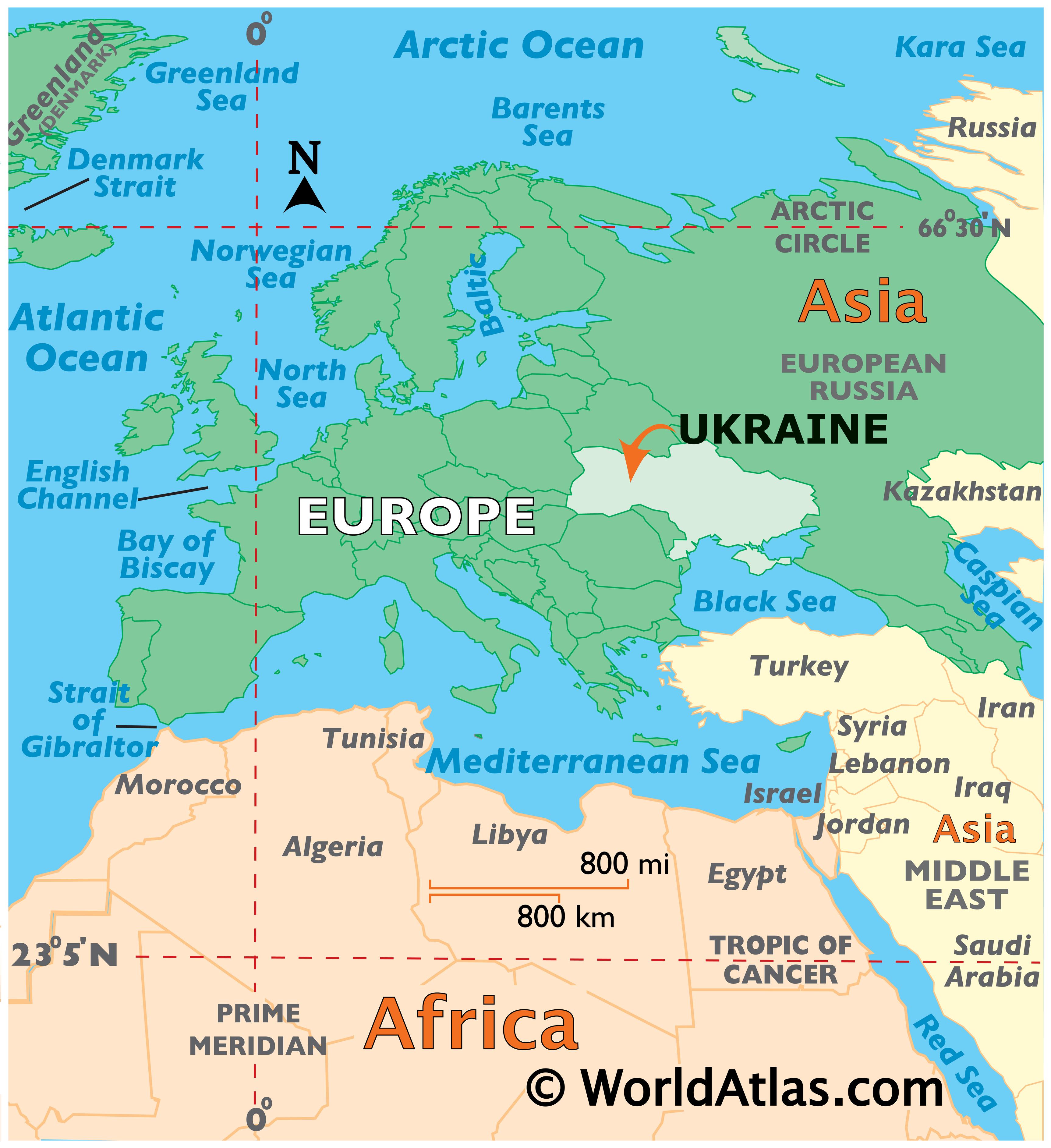 Ukraine Map / Geography of Ukraine / Map of Ukraine - Worldatlas.com