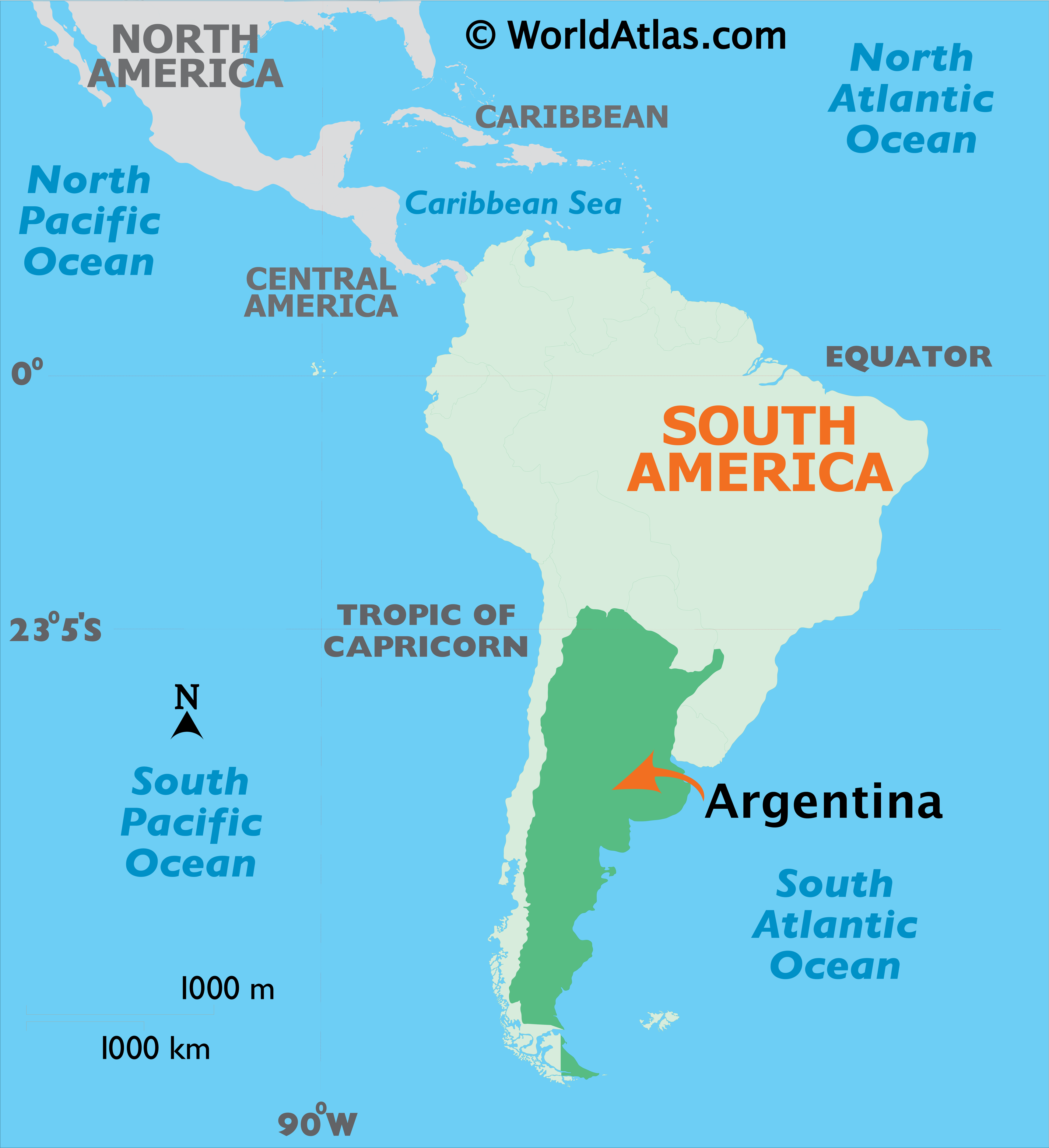 Map Of Argentina