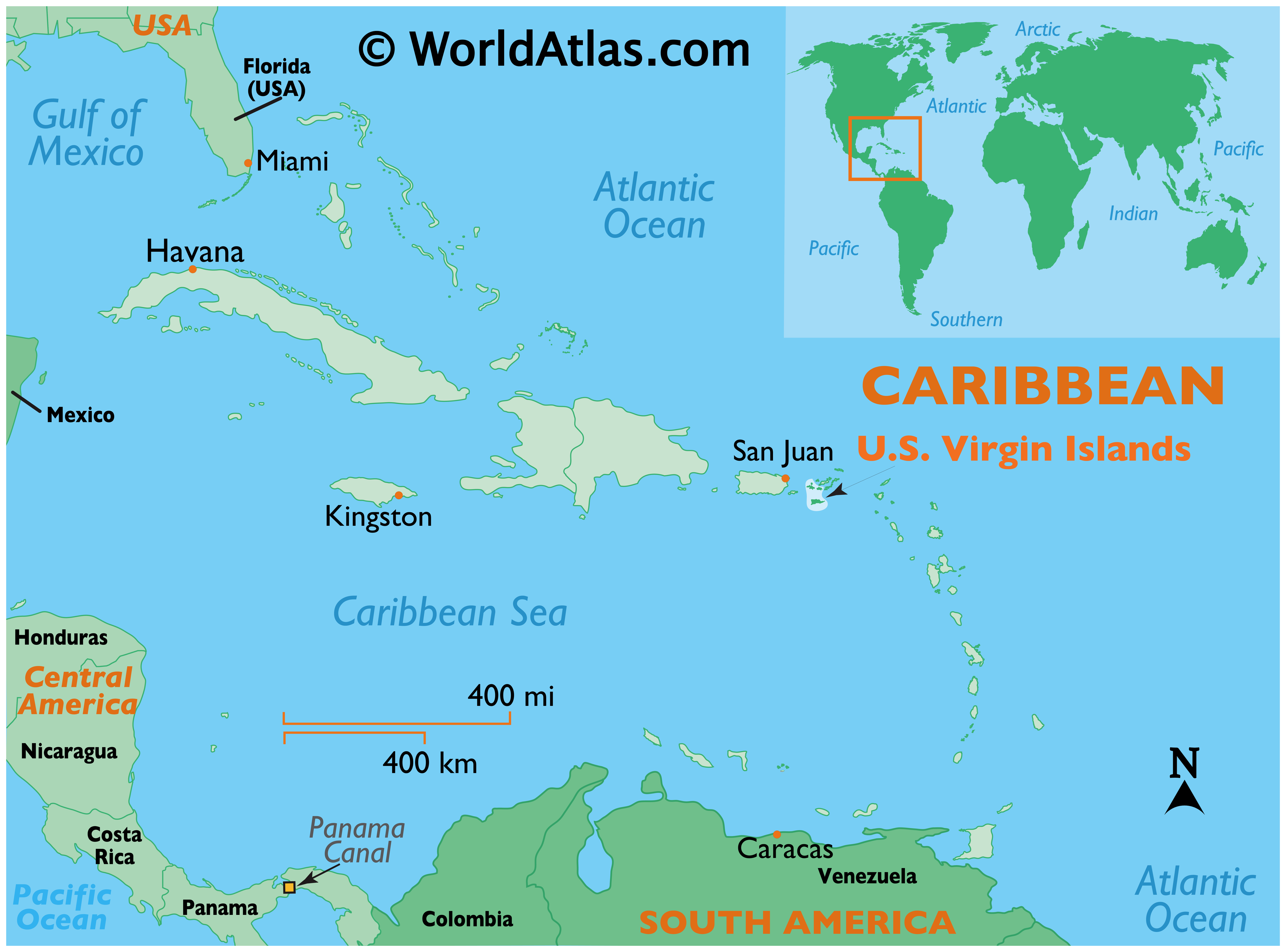 Us Virgin Islands Map Geography Of Us Virgin Islands Map Of Us