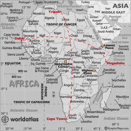 Map of Africa