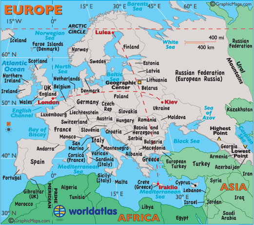 Western European Countries - WorldAtlas