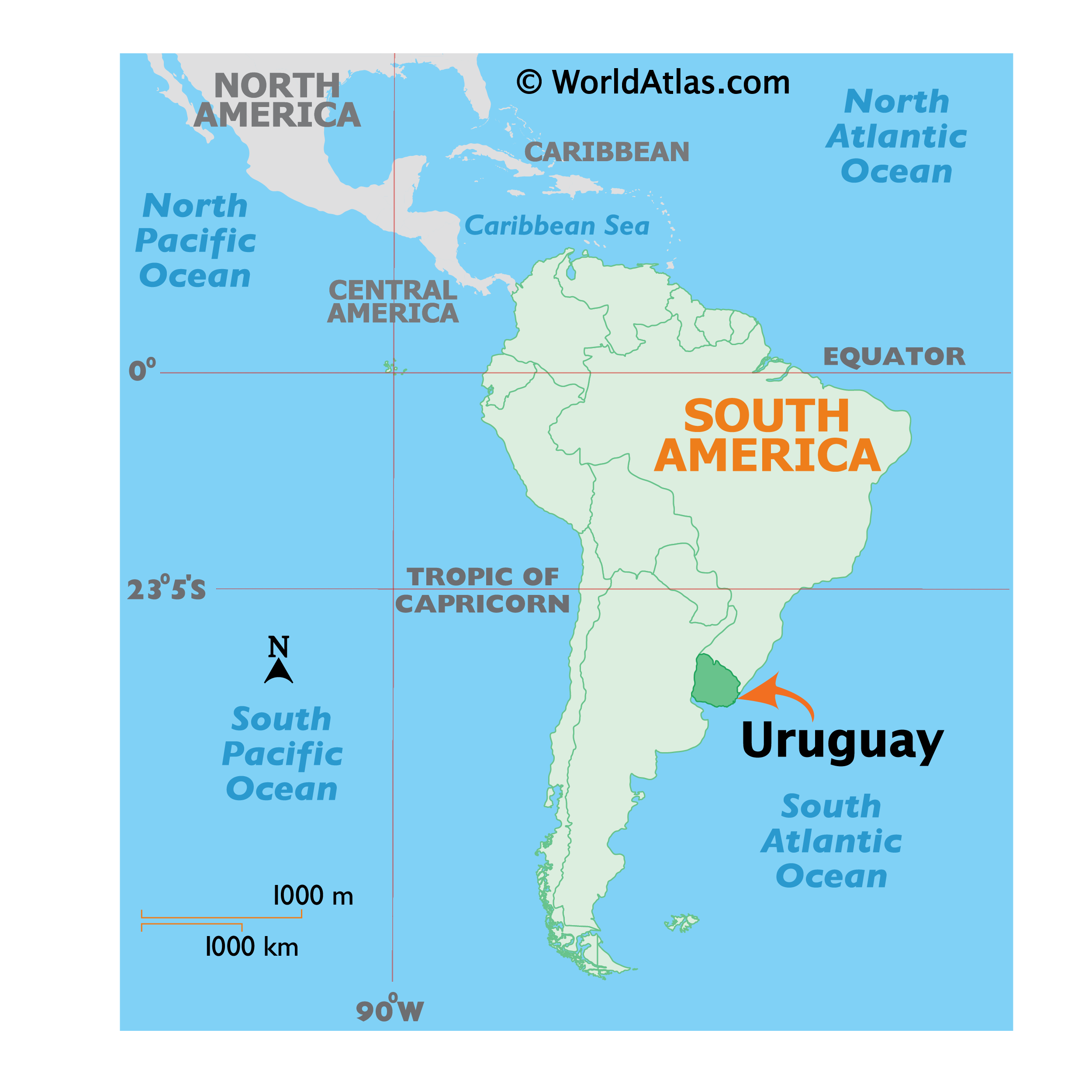 Uruguay Map Geography Of Uruguay Map Of Uruguay Worldatlas Com