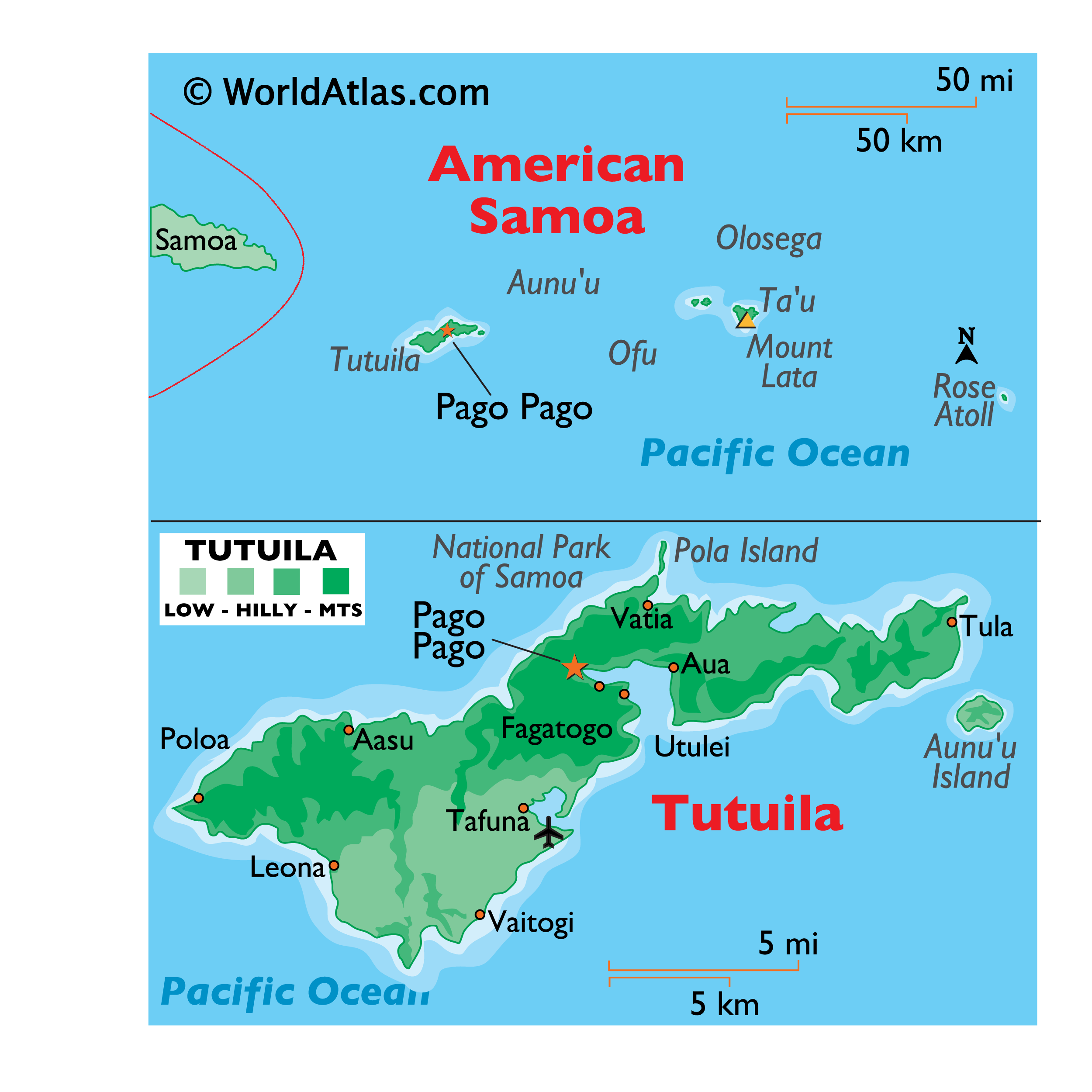 Samoa Location On The World Map