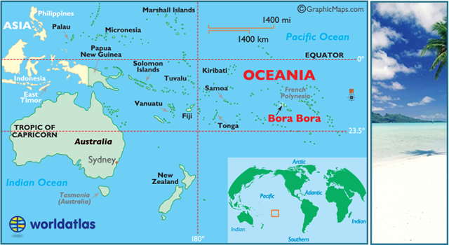 where is tahiti located on the world map Bora Bora Map Geography Of Bora Bora Map Of Bora Bora where is tahiti located on the world map