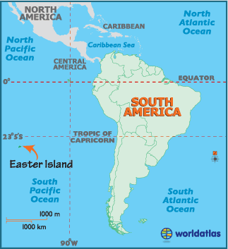 Easter Island Location World Map Rapa Nui Map of Easter Island Chile and Easter Island Map and 