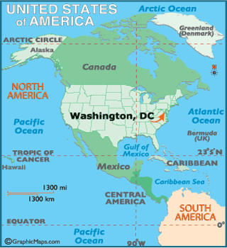 Locator Map of District of Columbia