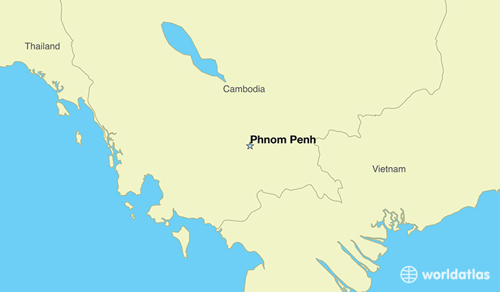 Cambodia On World Map