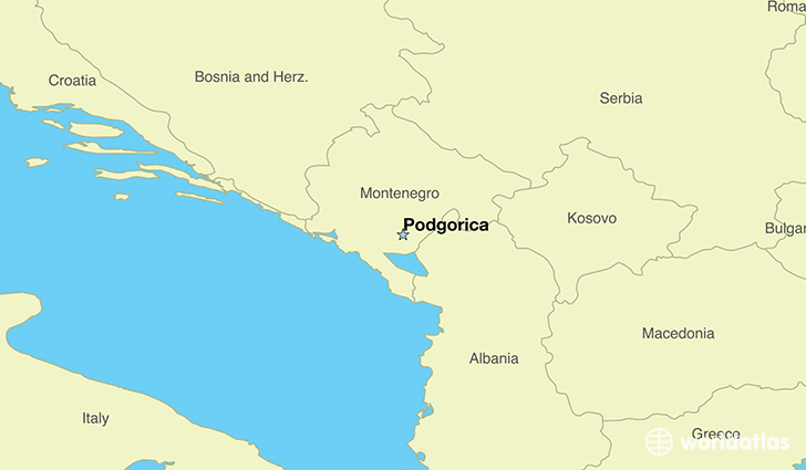 Time Zones Map Montenegro Location On World Map