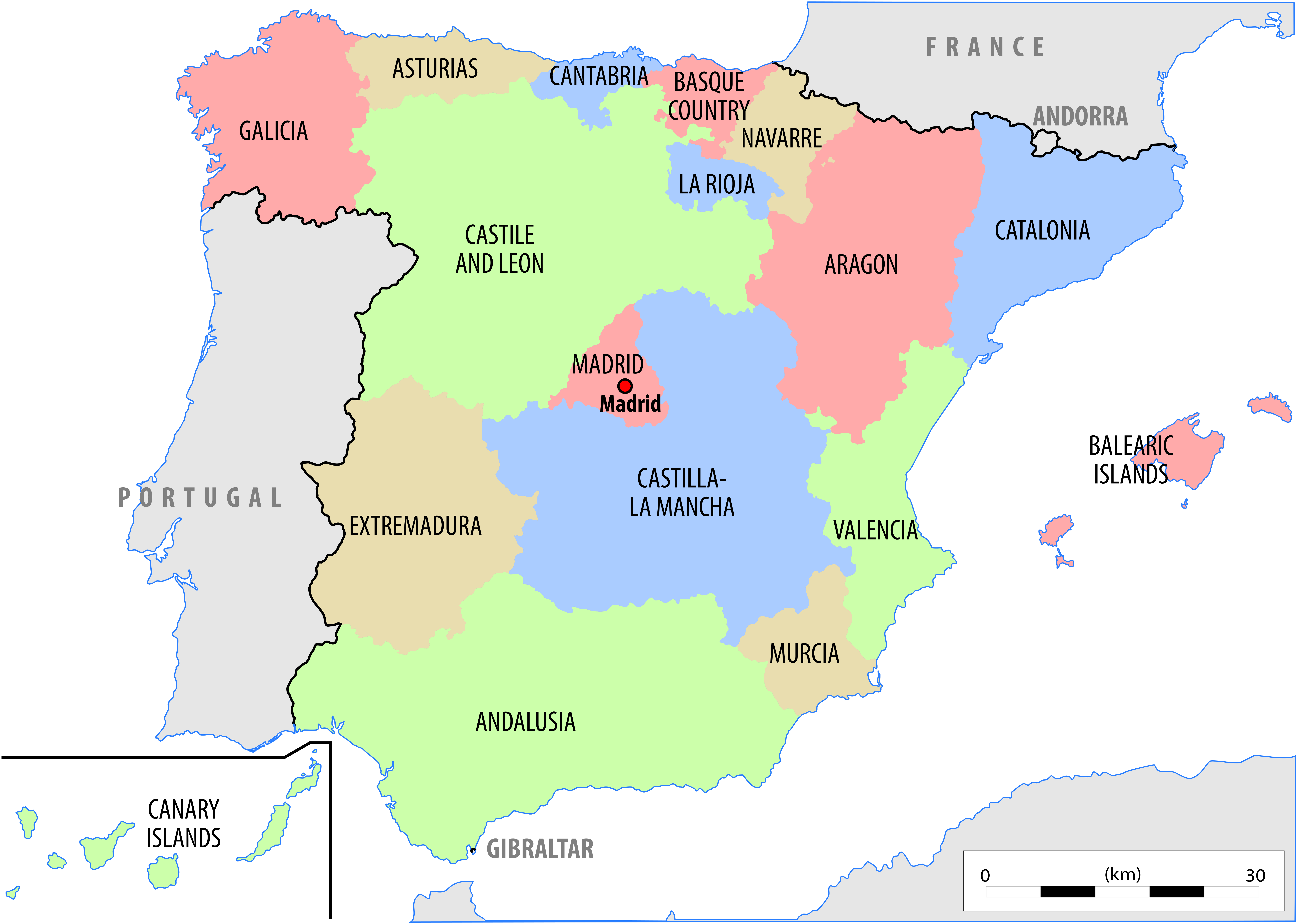 Maps of Spain