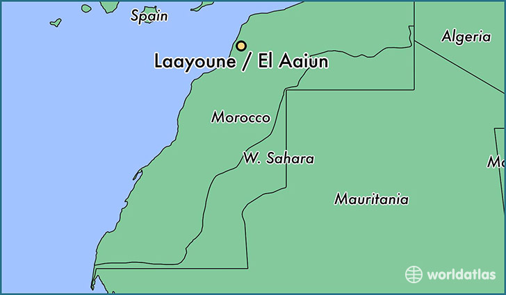 5902 Laayoune El Aaiun Locator Map 