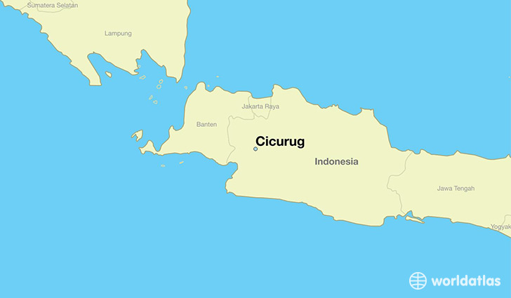 map showing the location of Cicurug