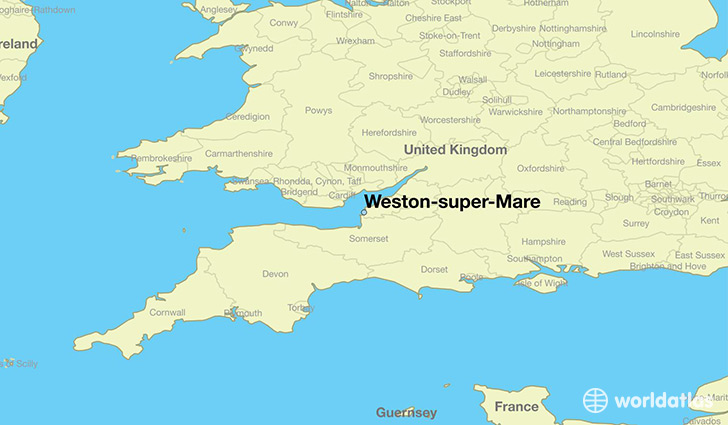 Weston Super Mare Map