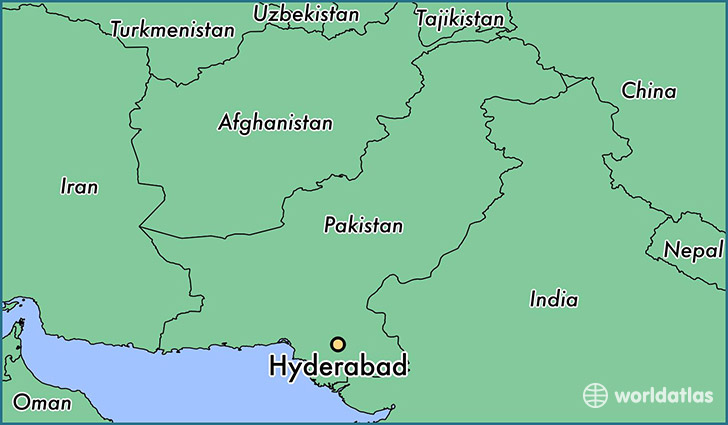 Location Of Hyderabad In India Map - United States Map