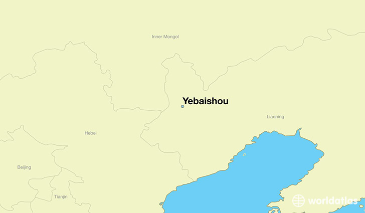 map showing the location of Yebaishou