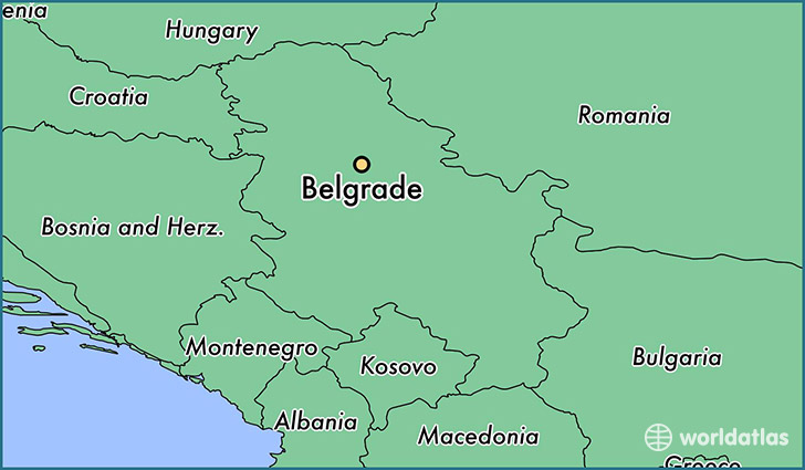 Where is Belgrade, Serbia? / Belgrade, Central Serbia Map - WorldAtlas.com