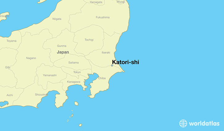 map showing the location of Katori-shi