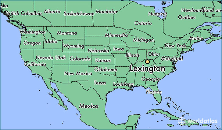 Lexington Ky Map