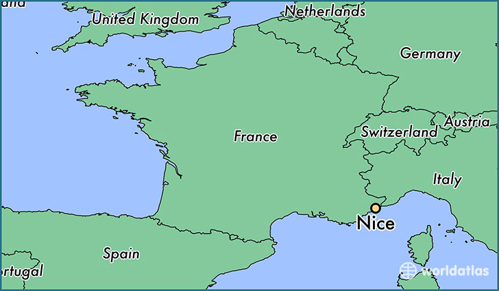 Image result for nice france map