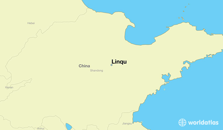 map showing the location of Linqu