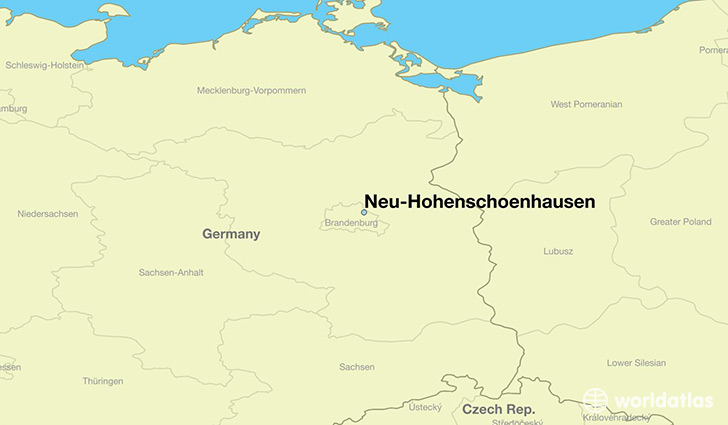 map showing the location of Neu-Hohenschoenhausen