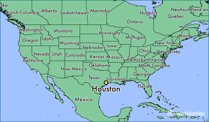 houston karta Where is Houston, TX? / Houston, Texas Map   WorldAtlas.com houston karta