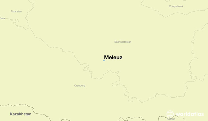 map showing the location of Meleuz