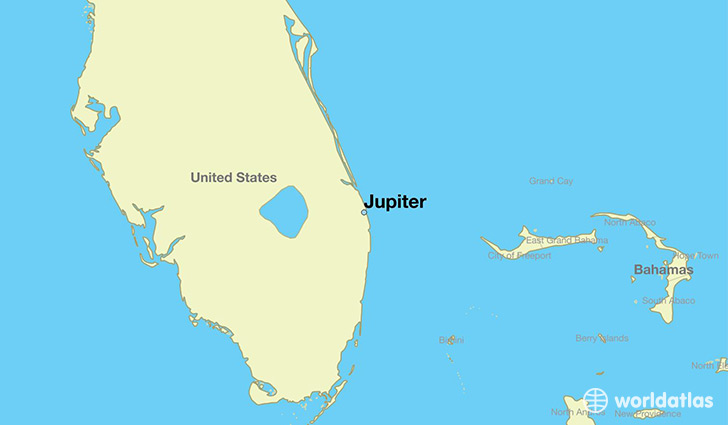 Where is Jupiter, FL? / Jupiter, Florida Map   WorldAtlas.com