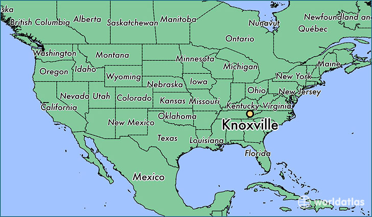 Where is Knoxville, TN? / Knoxville, Tennessee Map - WorldAtlas.com