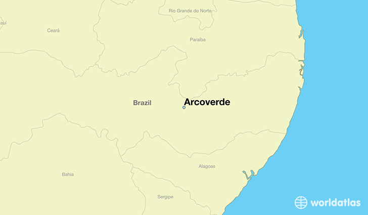 map showing the location of Arcoverde