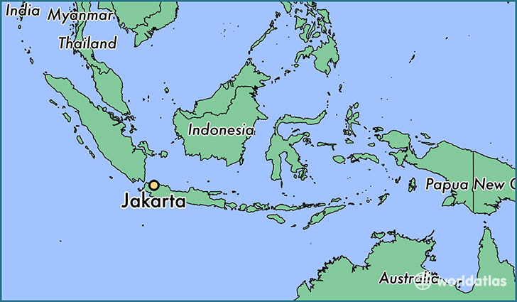 Where is Jakarta, Indonesia? / Jakarta, Jakarta Raya Map - WorldAtlas.com