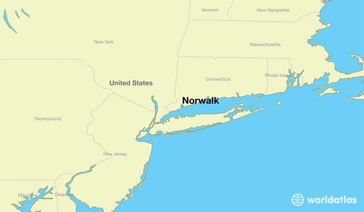 Where is Norwalk, CT? / Norwalk, Connecticut Map - WorldAtlas.com