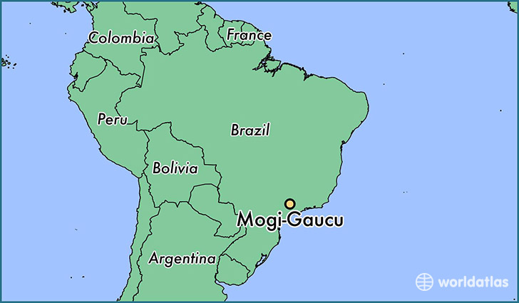 map showing the location of Mogi-Gaucu