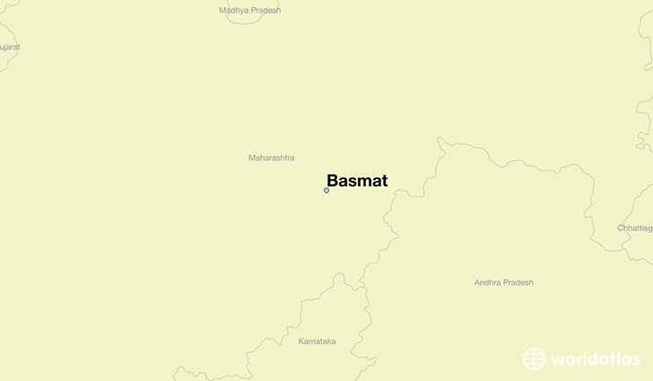 map showing the location of Basmat