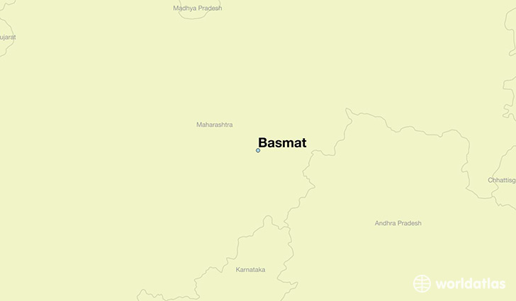 map showing the location of Basmat
