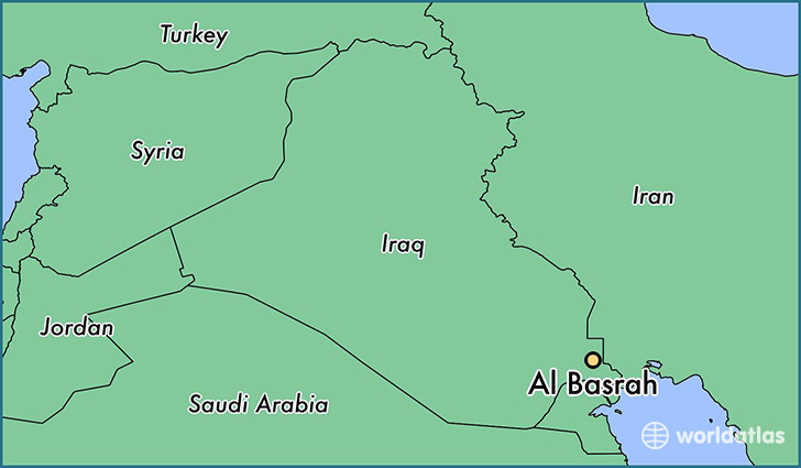 11479 Al Basrah Locator Map 