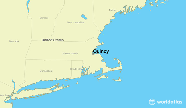 Map Of Quincy Ma | Map encdarts