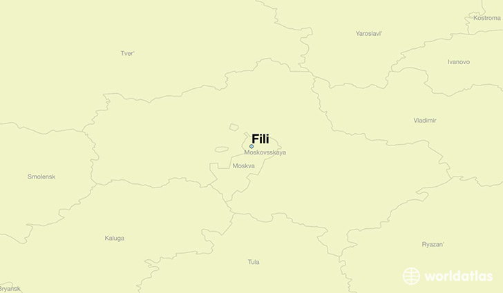 map showing the location of Fili