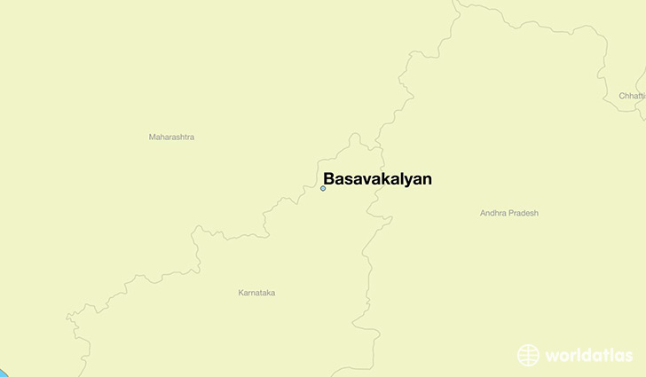 map showing the location of Basavakalyan