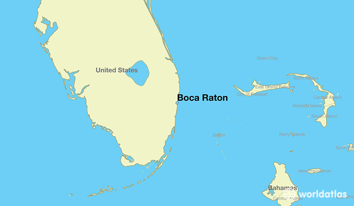 Where is Boca Raton, FL? / Boca Raton, Florida Map WorldAtlas.com Where is Boca Raton, FL? / Boca Raton, Florida Map WorldAtlas.com