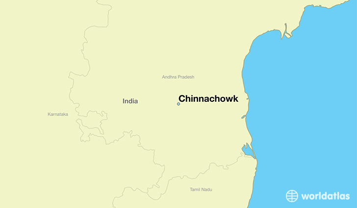 map showing the location of Chinnachowk