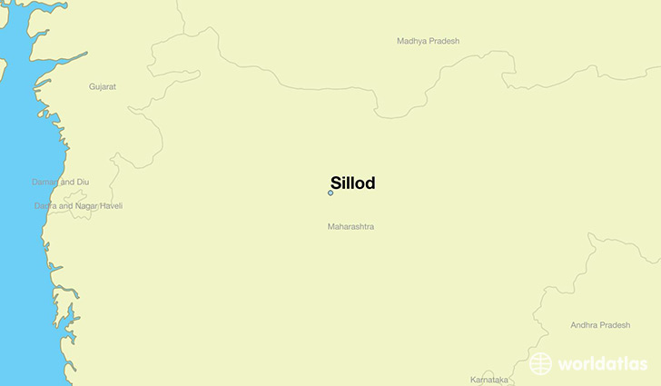 map showing the location of Sillod