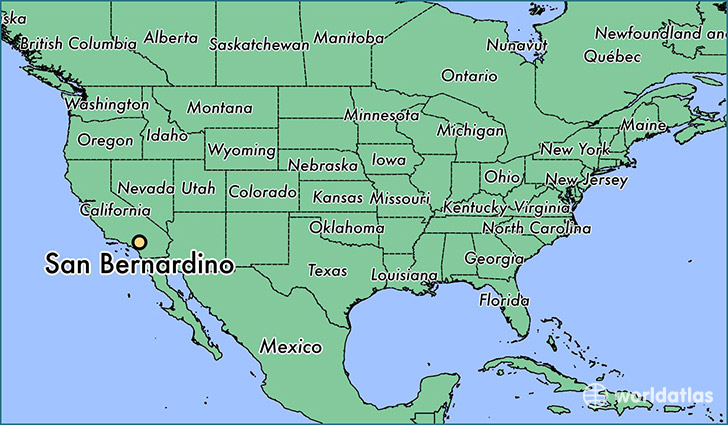 San Bernardino Ca Map