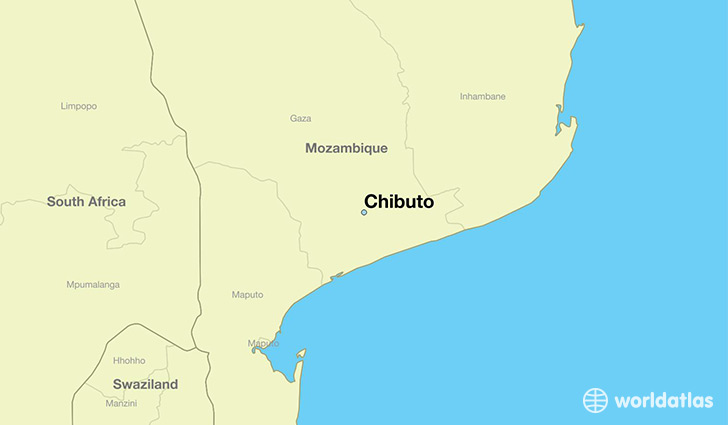 map showing the location of Chibuto