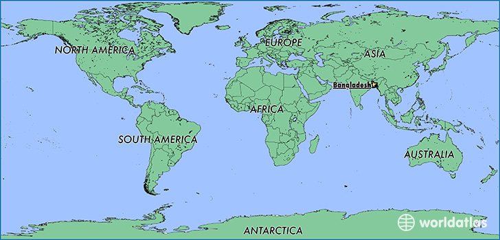 Where Is Bangladesh On A Map