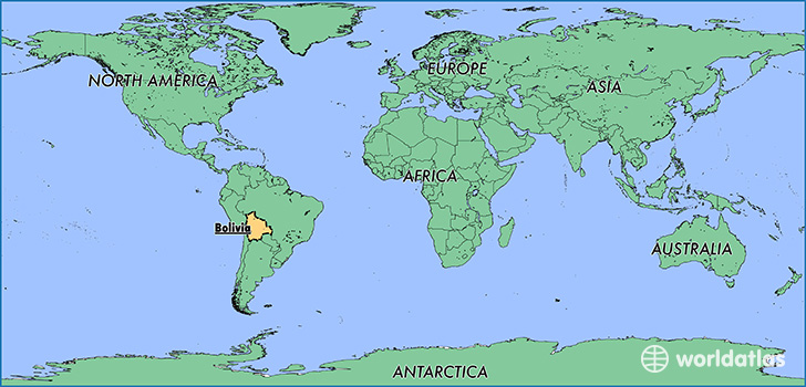 Bolivia Location On World Map Bolivia   Lessons   Tes Teach